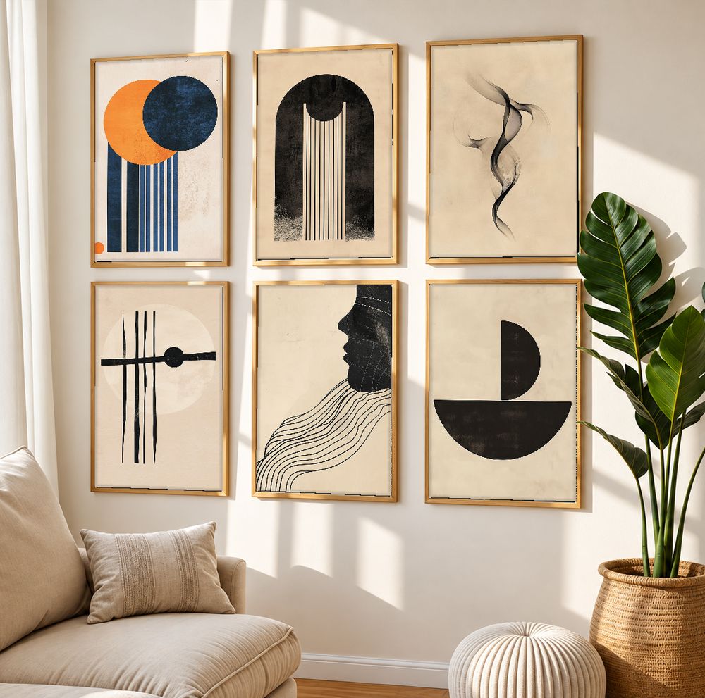 Set de cuadros decorativos que combinan