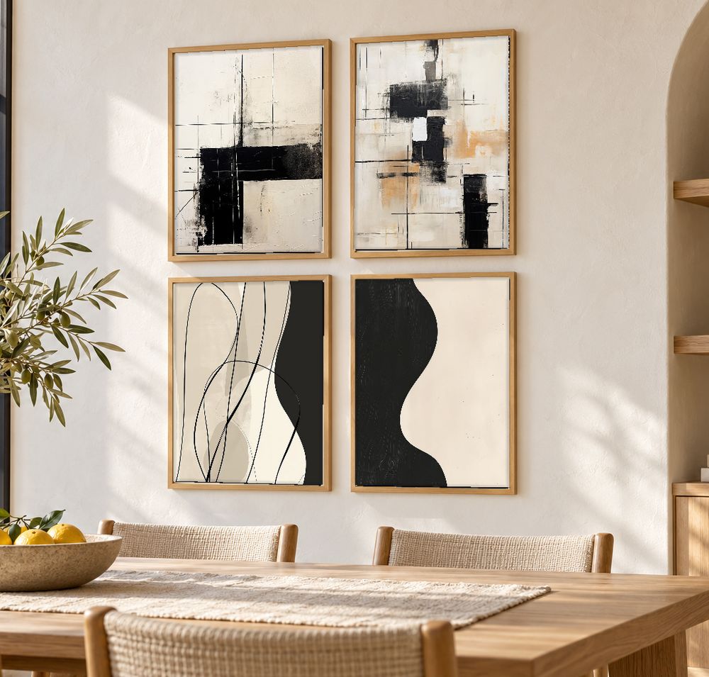 Set de cuadros decorativos que combinan
