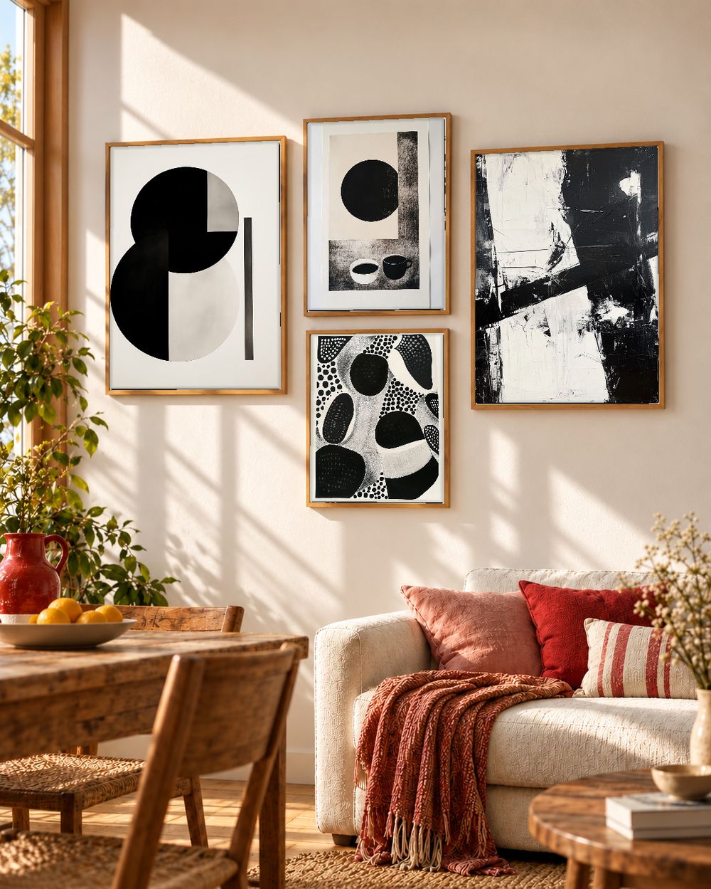 Set de cuadros decorativos que combinan