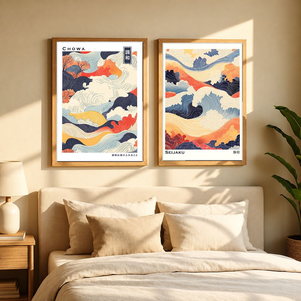 Set de cuadros decorativos que combinan