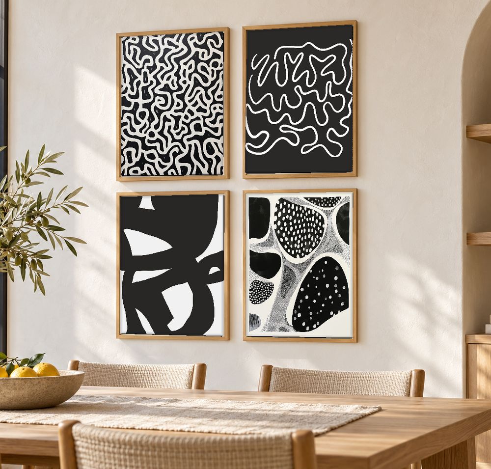 Set de cuadros decorativos que combinan