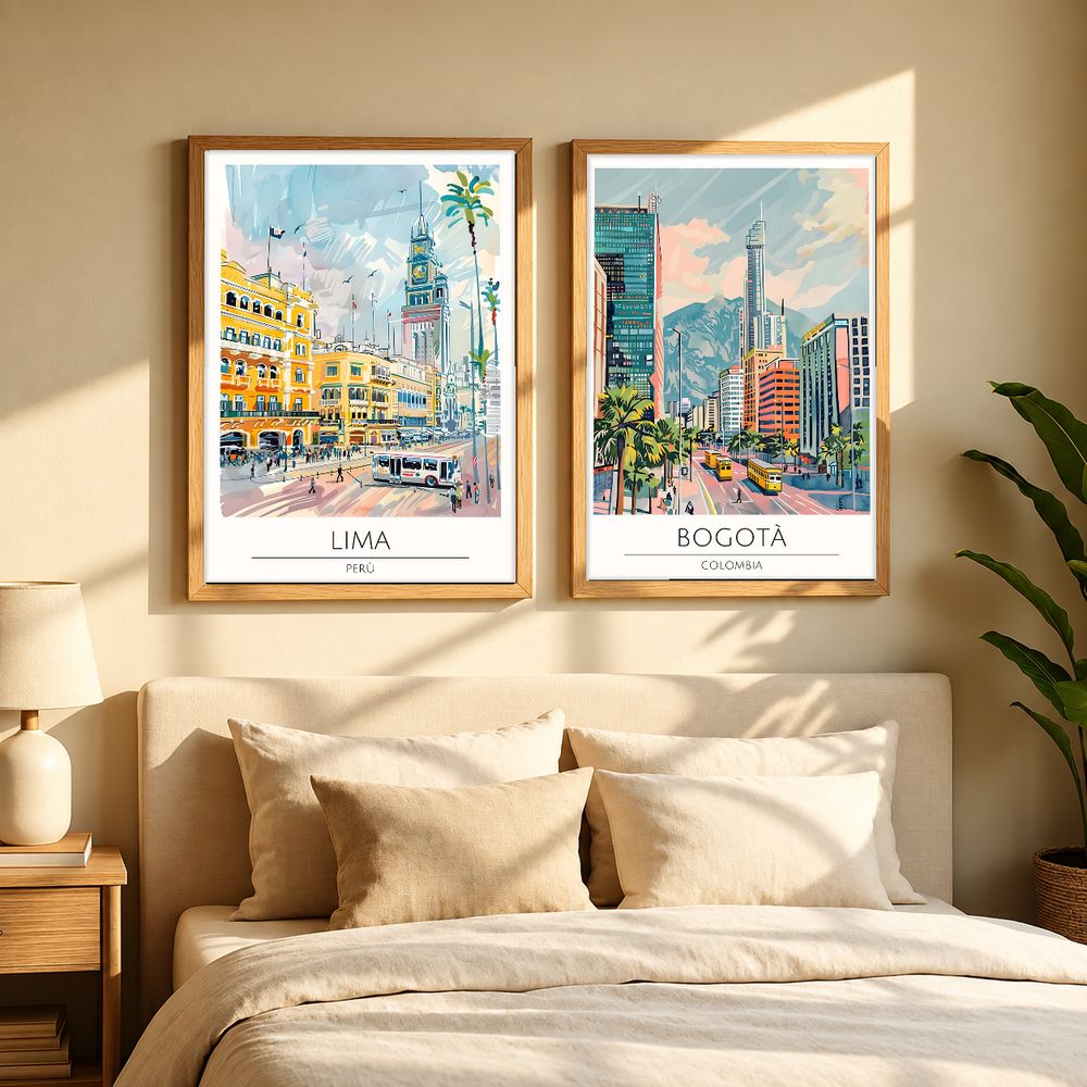 Set de cuadros decorativos que combinan