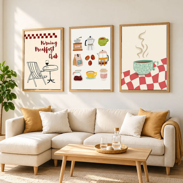 Set de cuadros decorativos que combinan