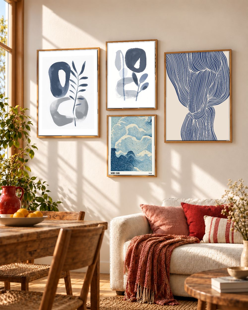 Set de cuadros decorativos que combinan
