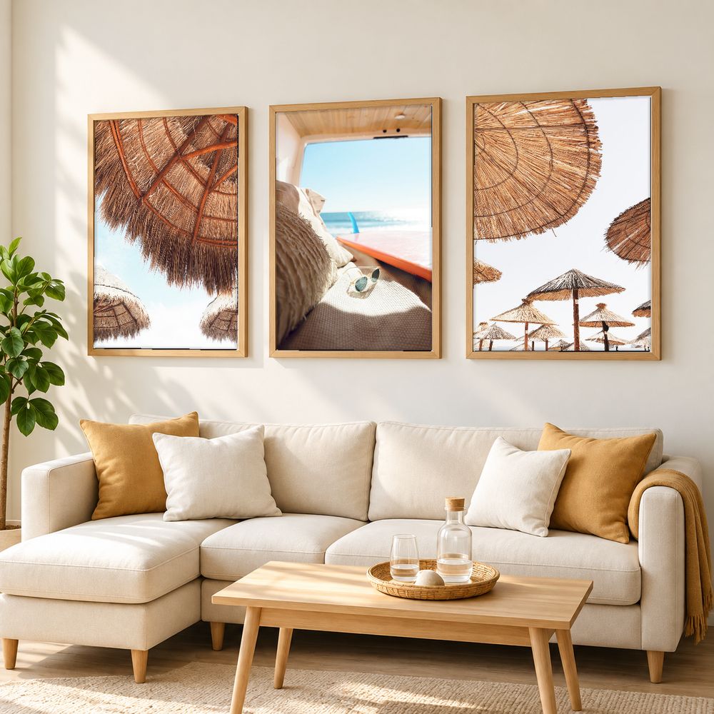 Set de cuadros decorativos que combinan