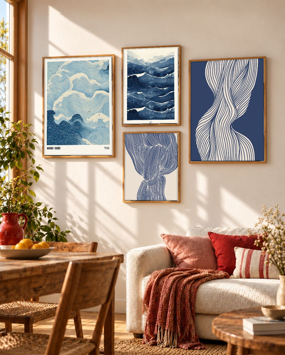 Set de cuadros decorativos que combinan
