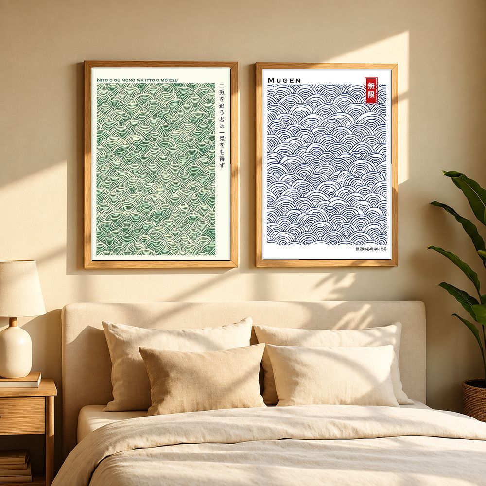 Set de cuadros decorativos que combinan