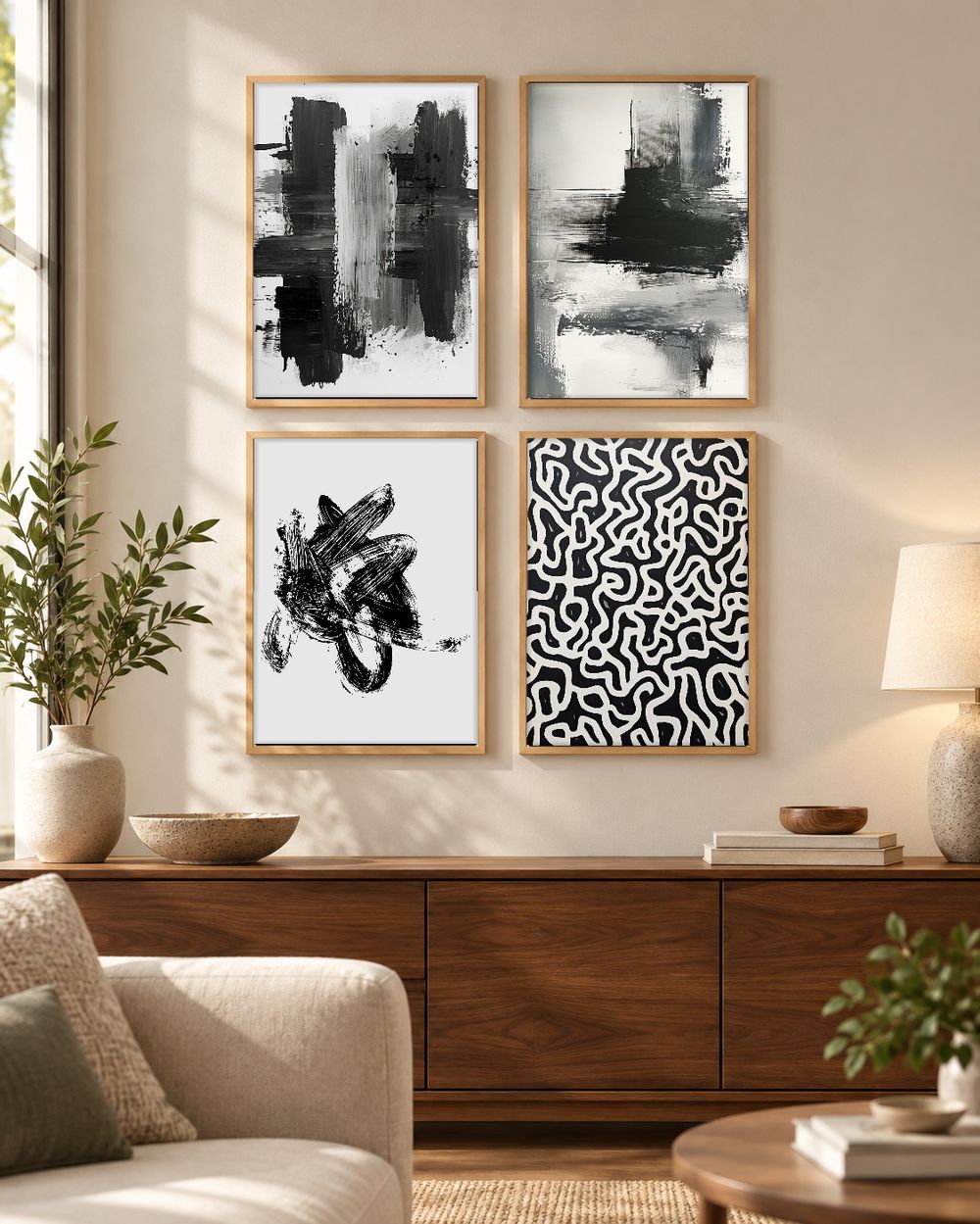 Set de cuadros decorativos que combinan