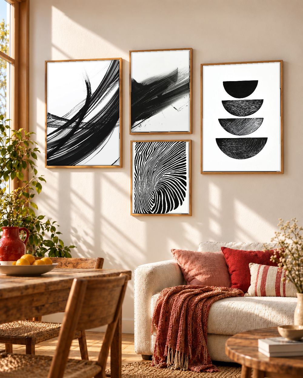 Set de cuadros decorativos que combinan