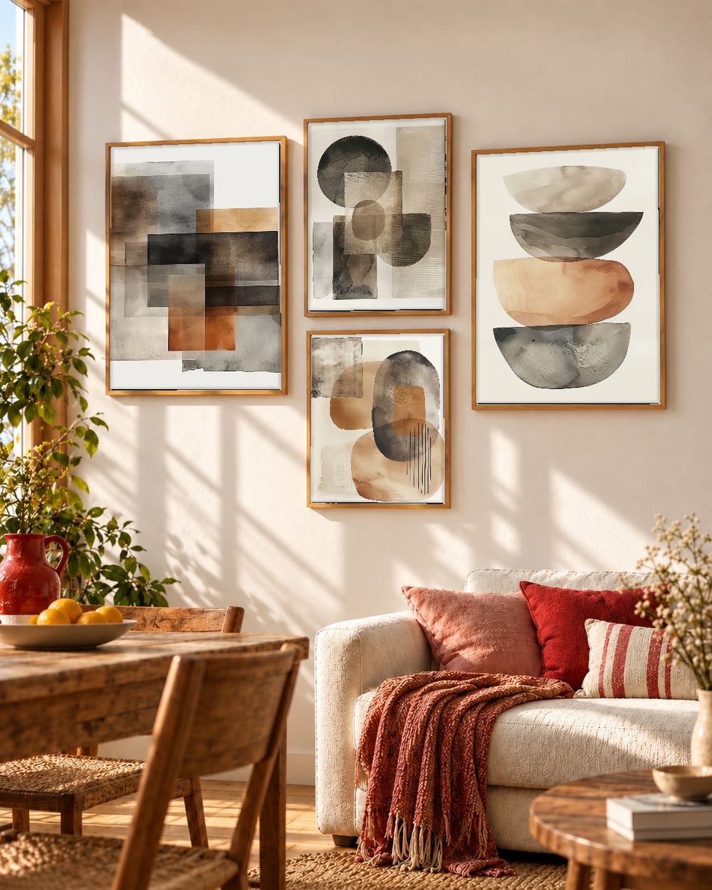 Set de cuadros decorativos que combinan