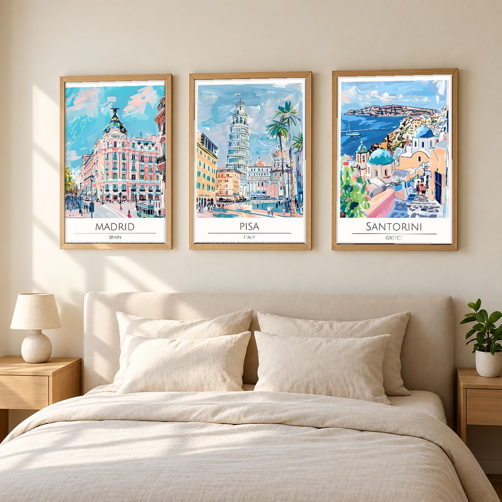 Set de cuadros decorativos que combinan