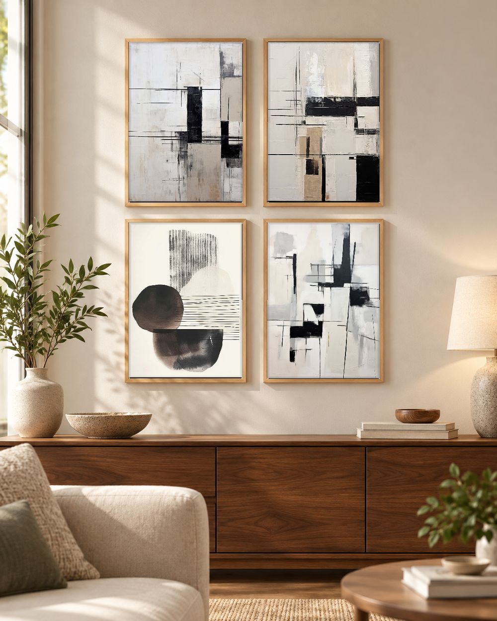 Set de cuadros decorativos que combinan