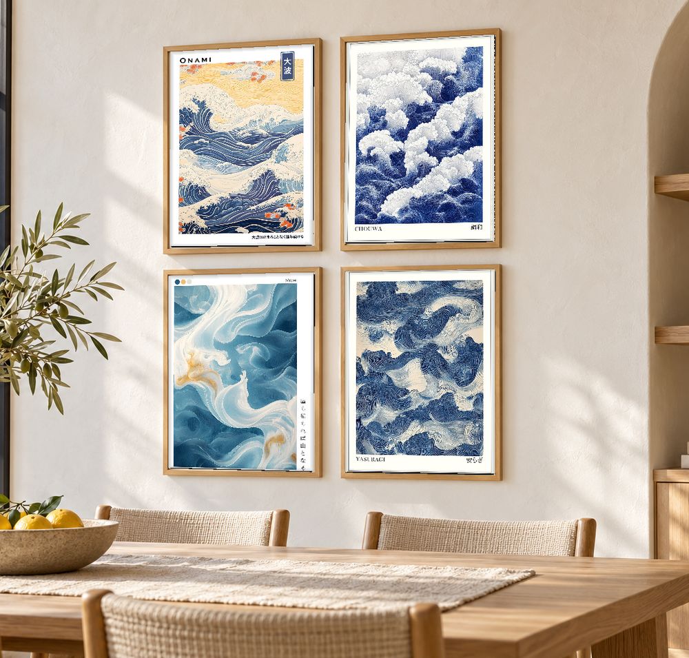 Set de cuadros decorativos que combinan