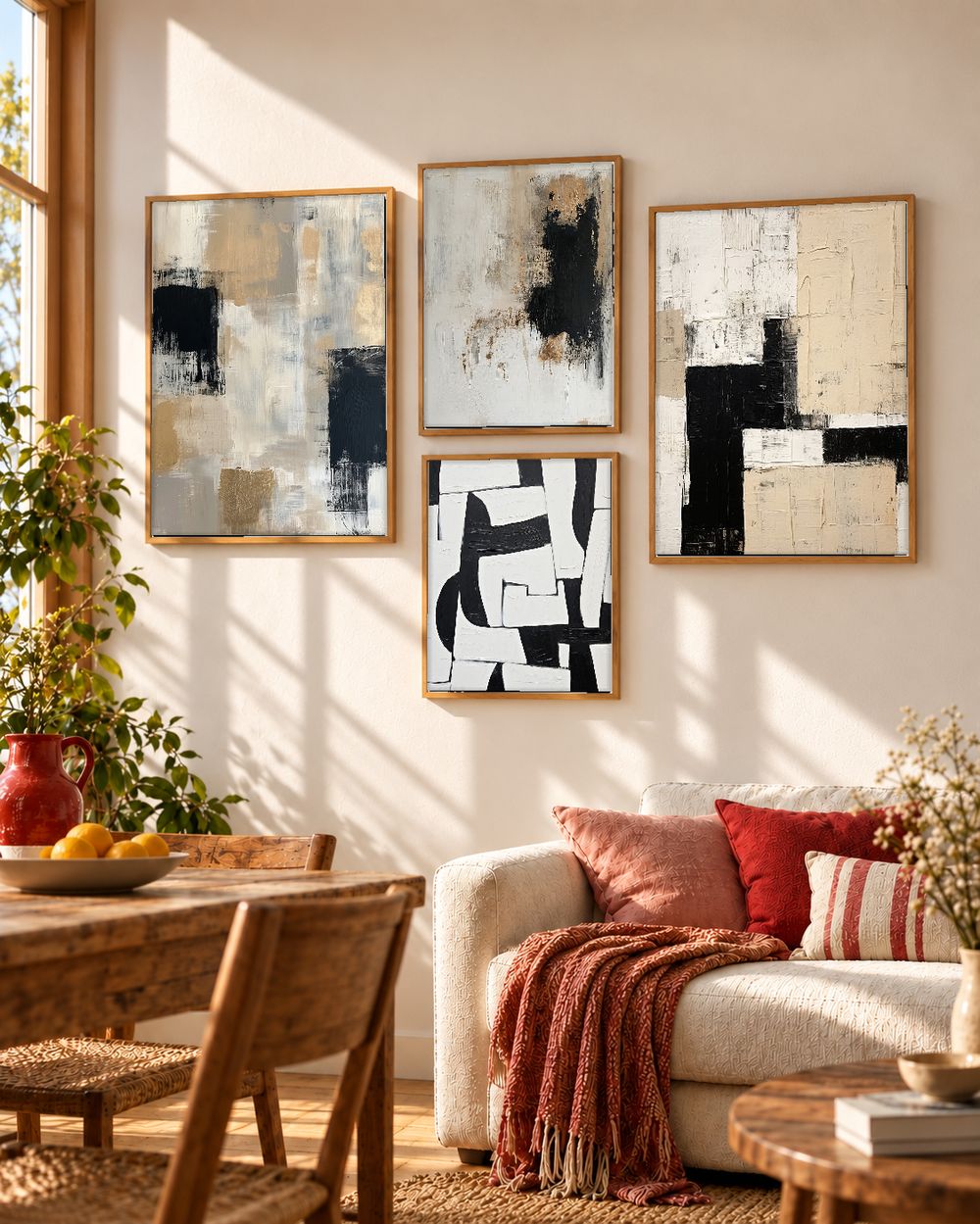 Set de cuadros decorativos que combinan