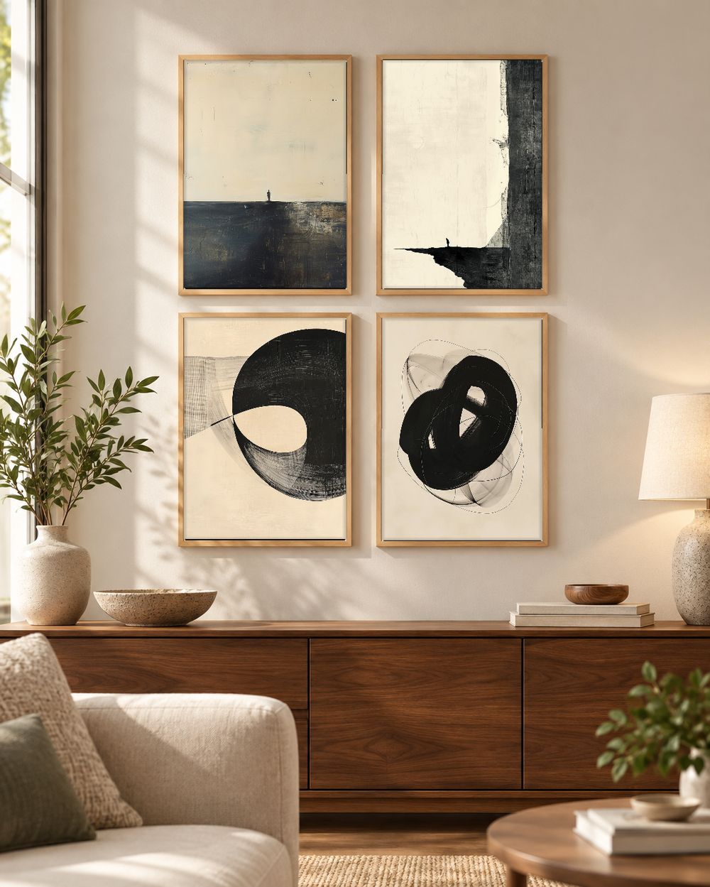 Set de cuadros decorativos que combinan