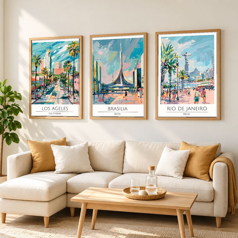 Set de cuadros decorativos que combinan