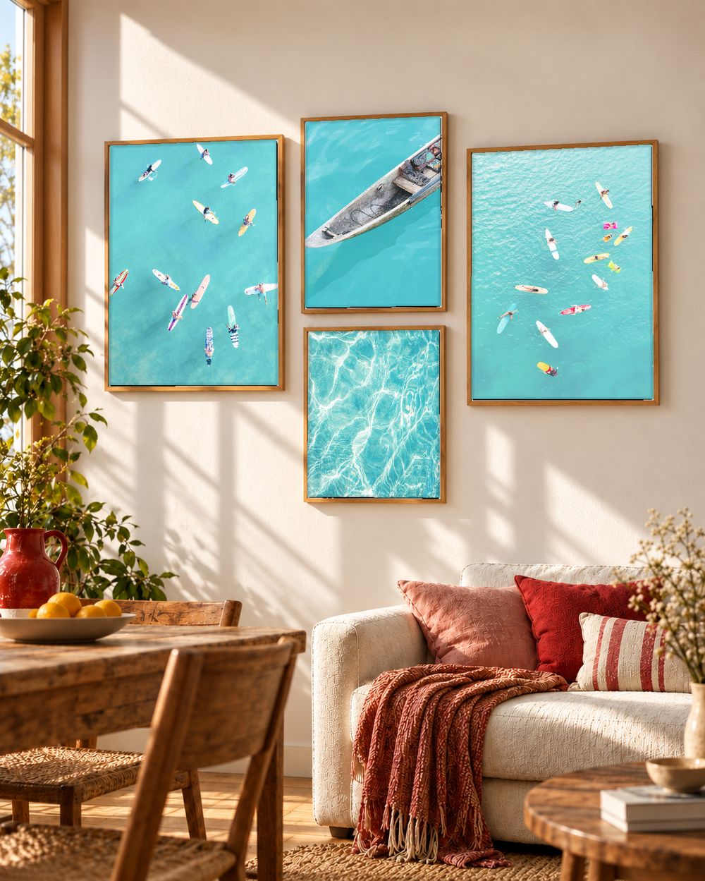 Set de cuadros decorativos que combinan