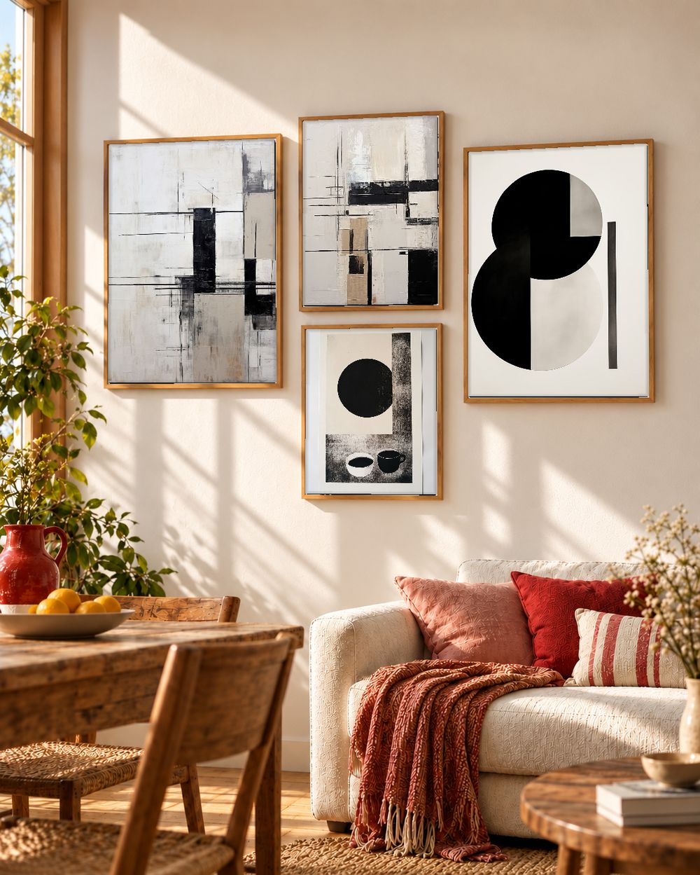 Set de cuadros decorativos que combinan