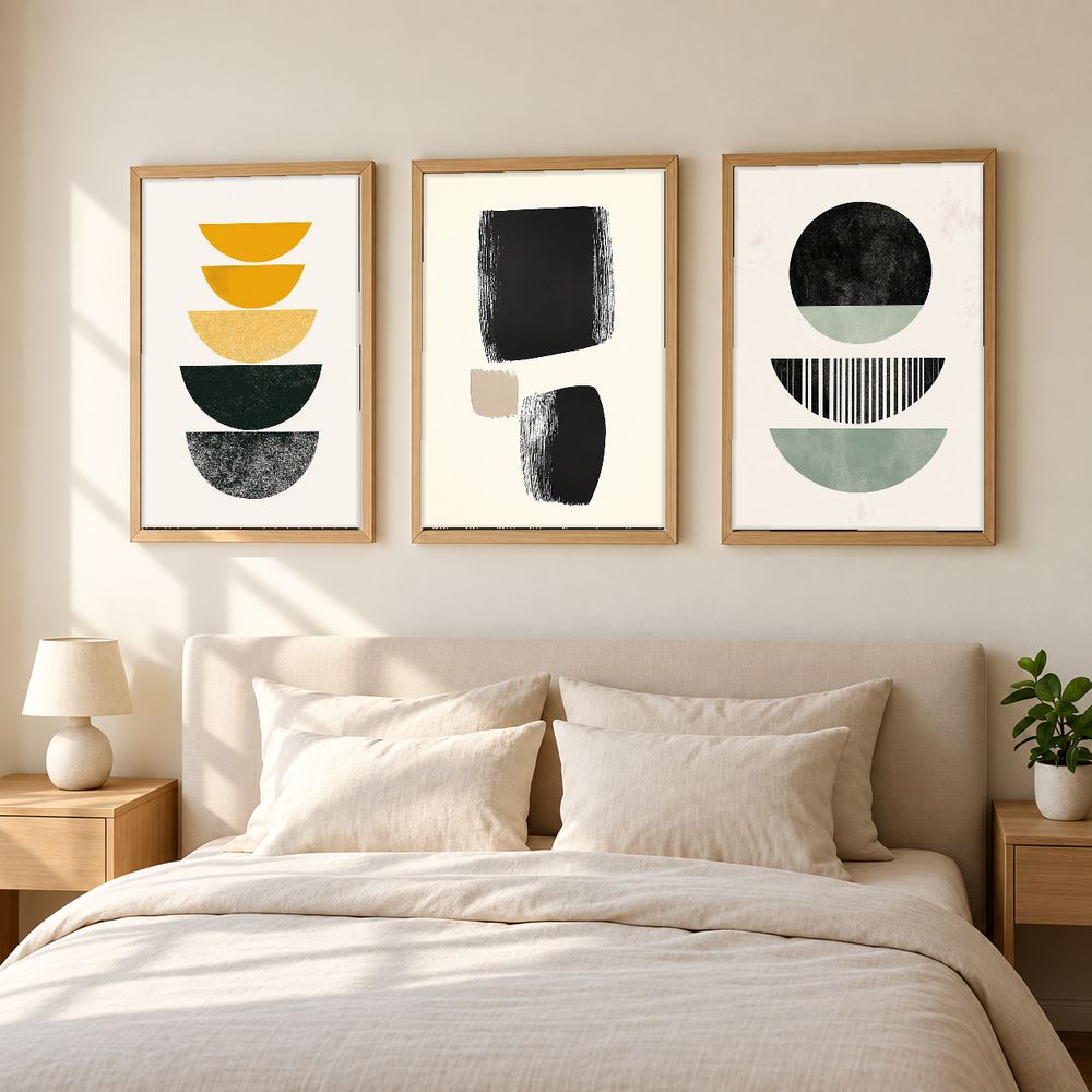 Set de cuadros decorativos que combinan