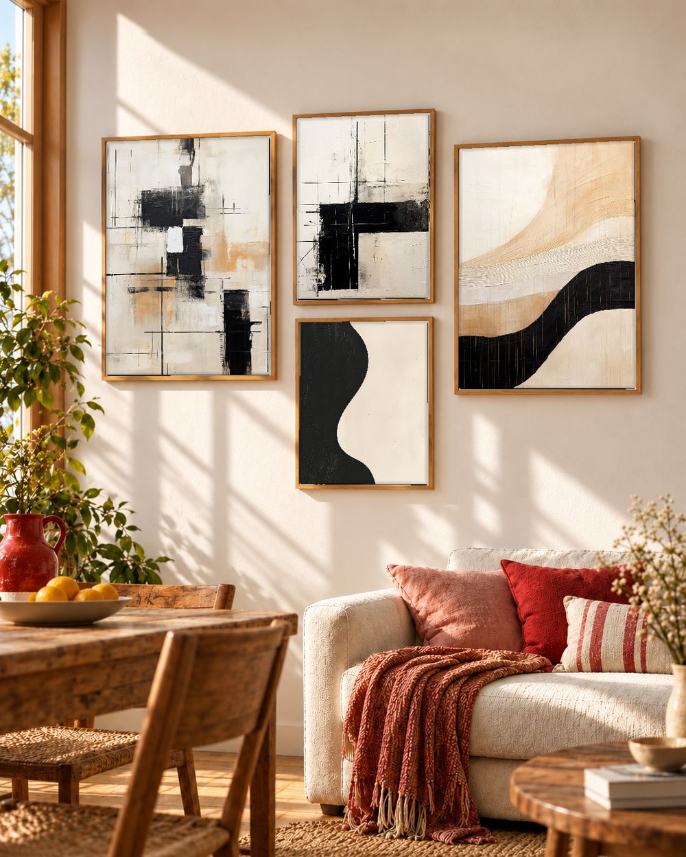 Set de cuadros decorativos que combinan