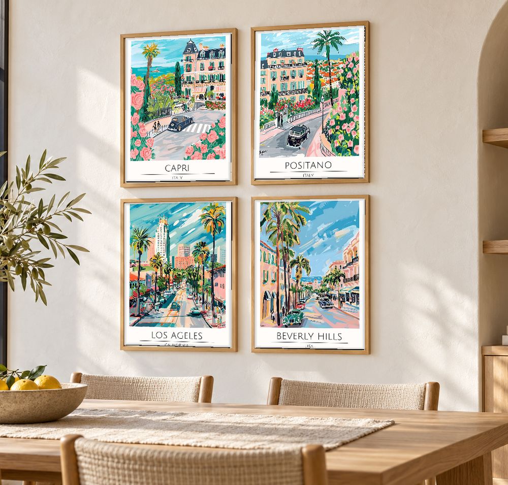 Set de cuadros decorativos que combinan