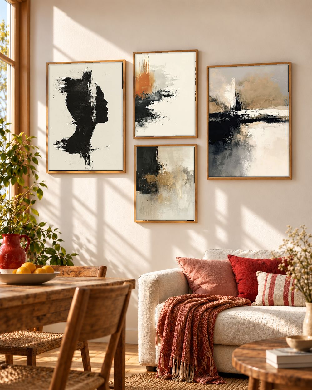 Set de cuadros decorativos que combinan
