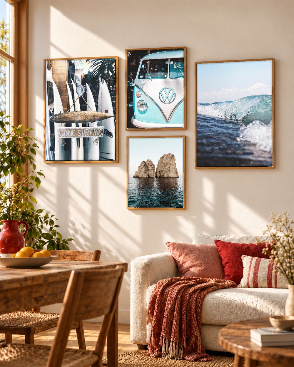 Set de cuadros decorativos que combinan