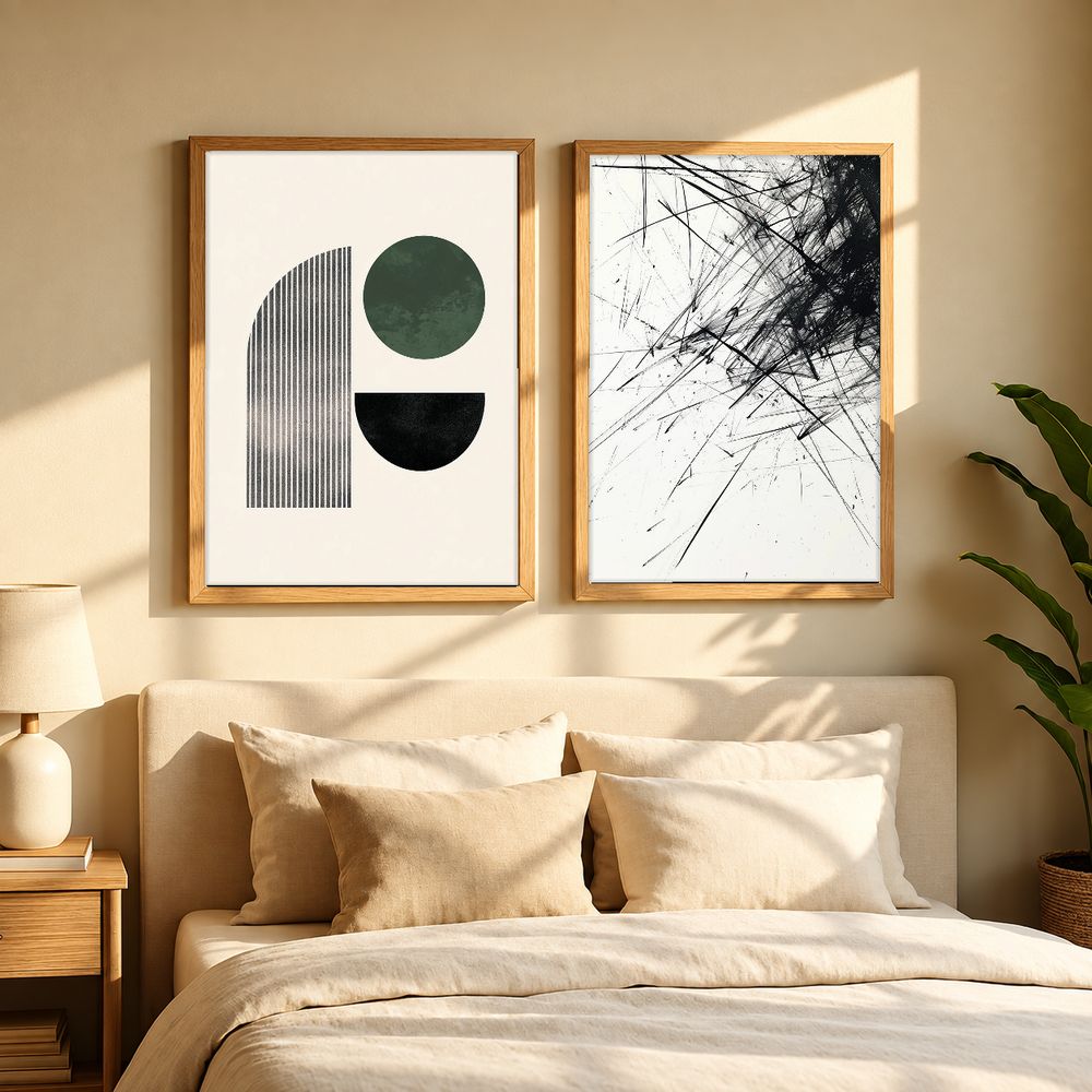 Set de cuadros decorativos que combinan