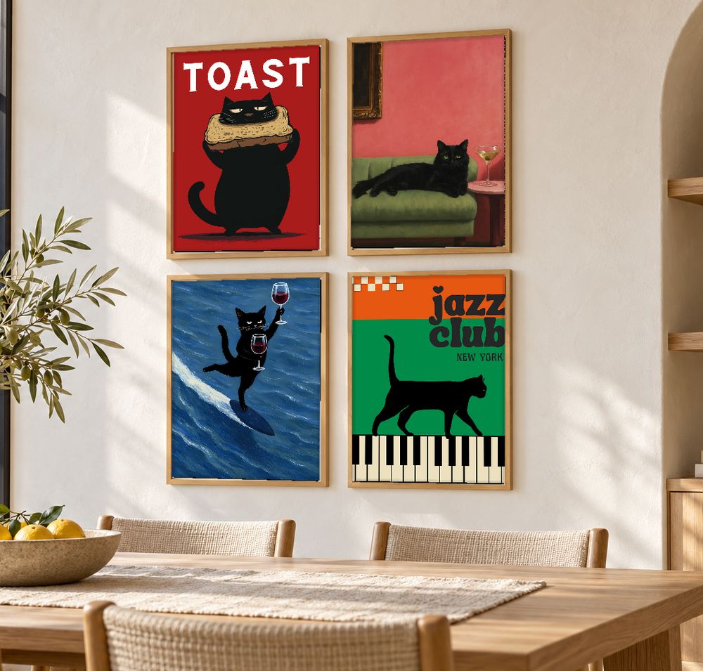 Set de cuadros decorativos que combinan