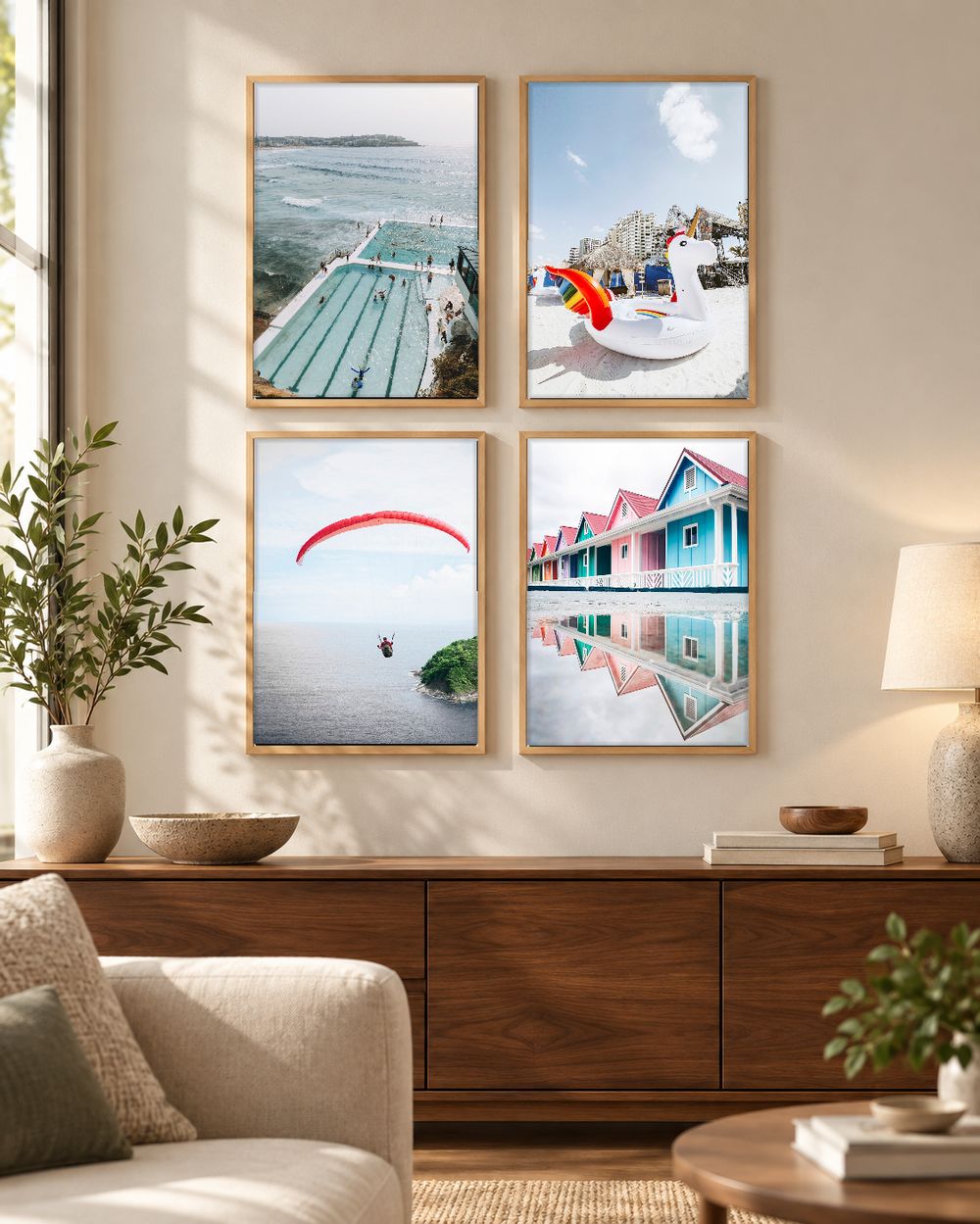 Set de cuadros decorativos que combinan