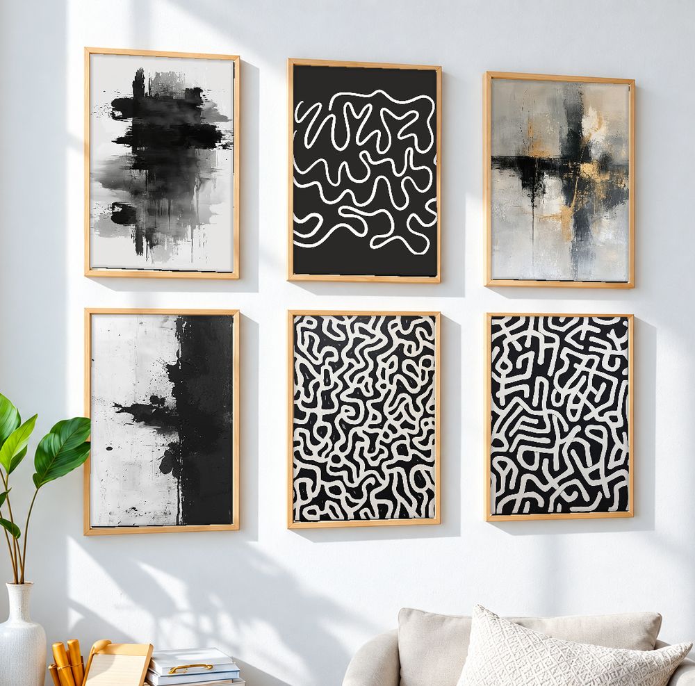 Set de cuadros decorativos que combinan