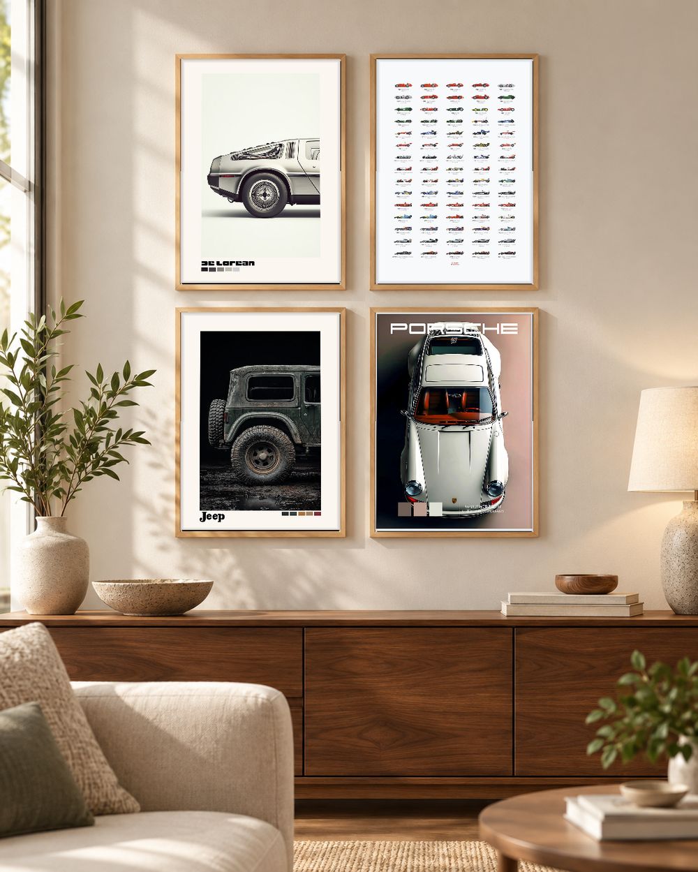 Set de cuadros decorativos que combinan