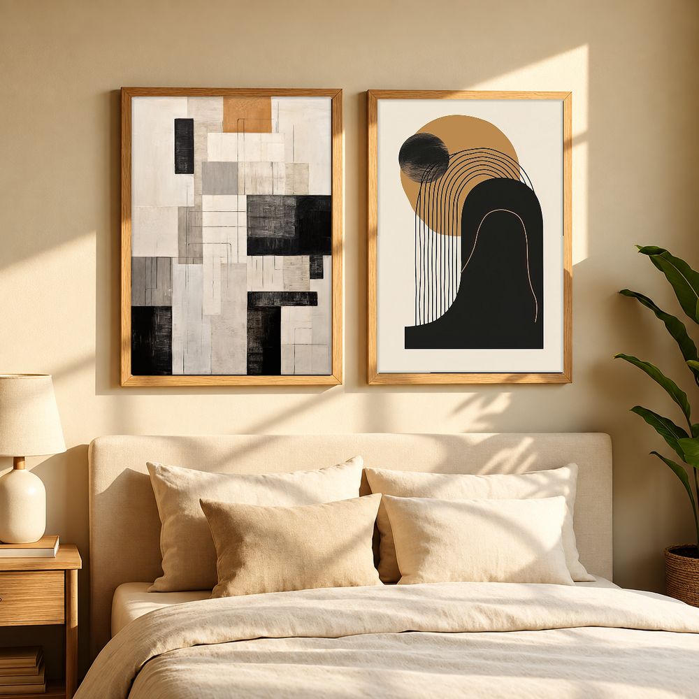Set de cuadros decorativos que combinan