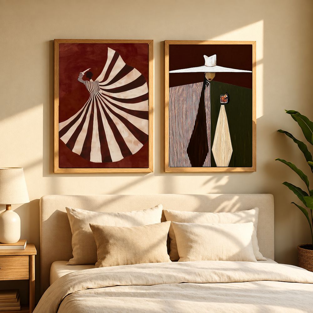 Set de cuadros decorativos que combinan