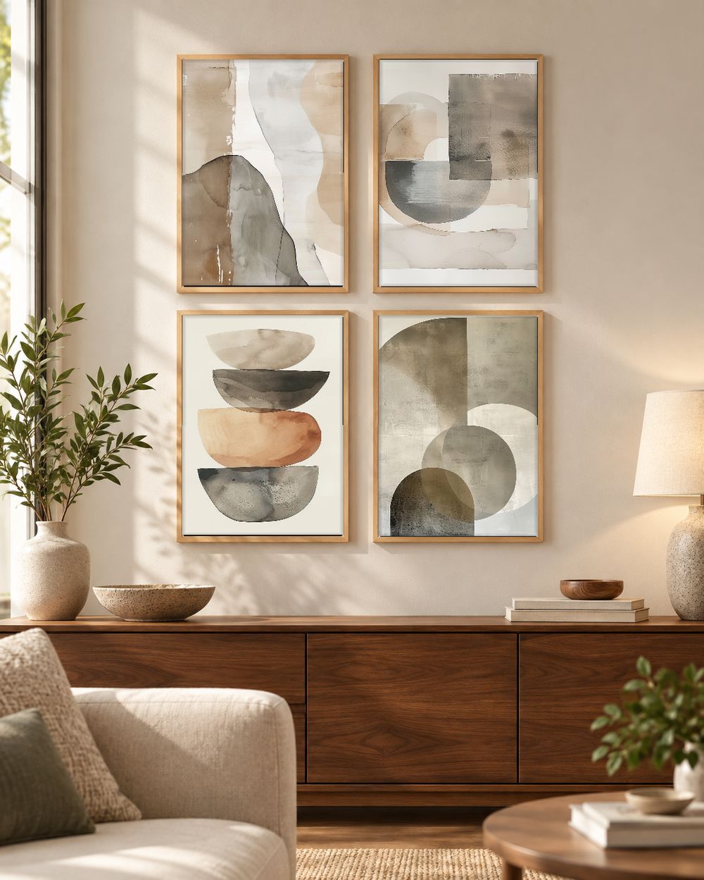 Set de cuadros decorativos que combinan