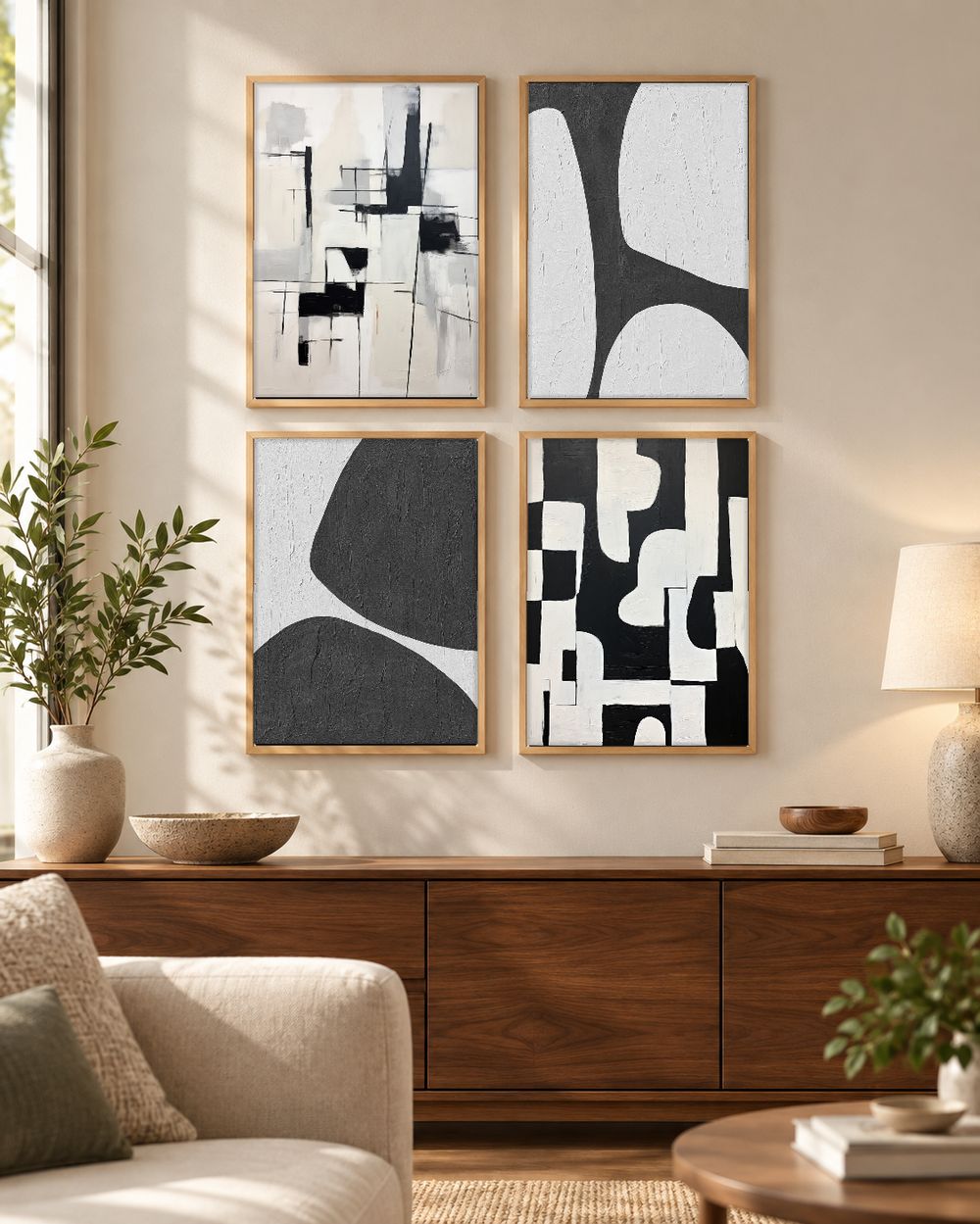 Set de cuadros decorativos que combinan