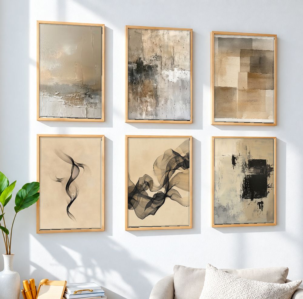 Set de cuadros decorativos que combinan