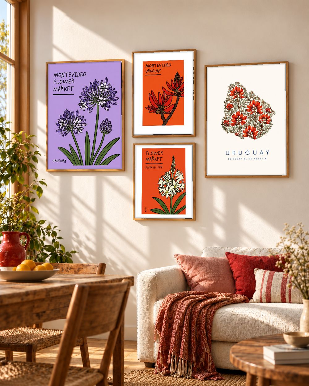 Set de cuadros decorativos que combinan
