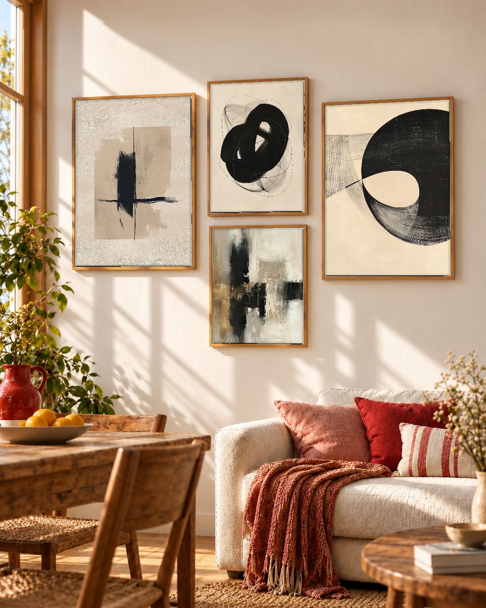 Set de cuadros decorativos que combinan