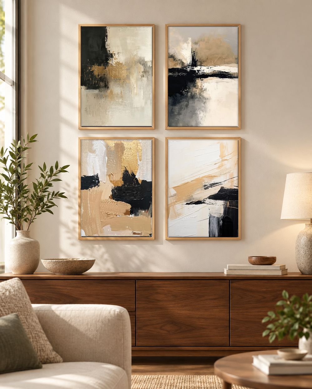 Set de cuadros decorativos que combinan