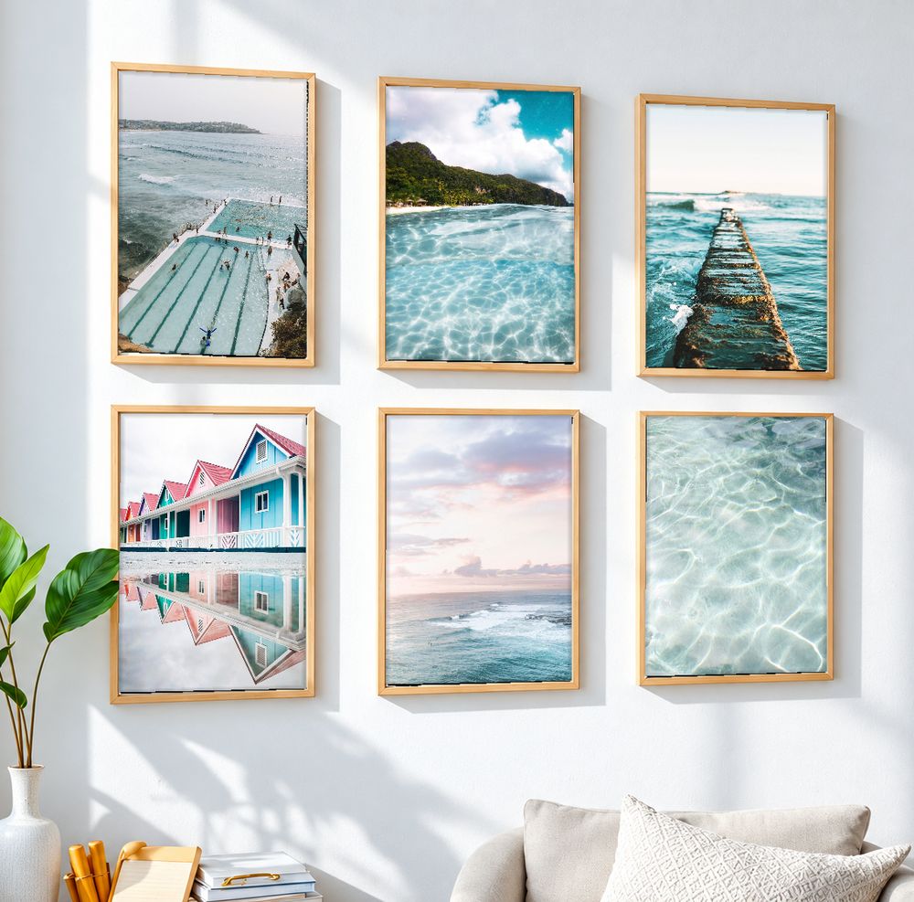 Set de cuadros decorativos que combinan