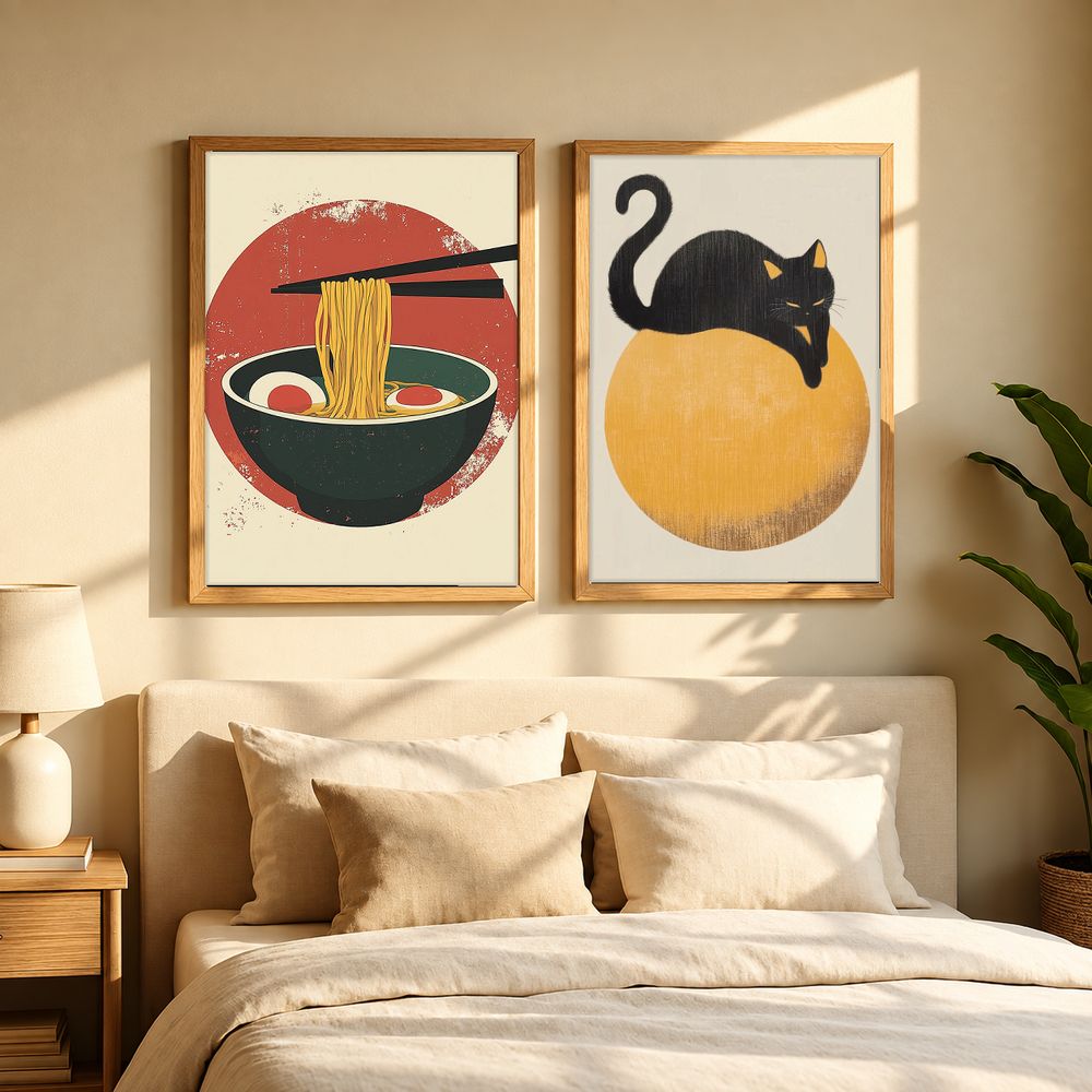 Set de cuadros decorativos que combinan