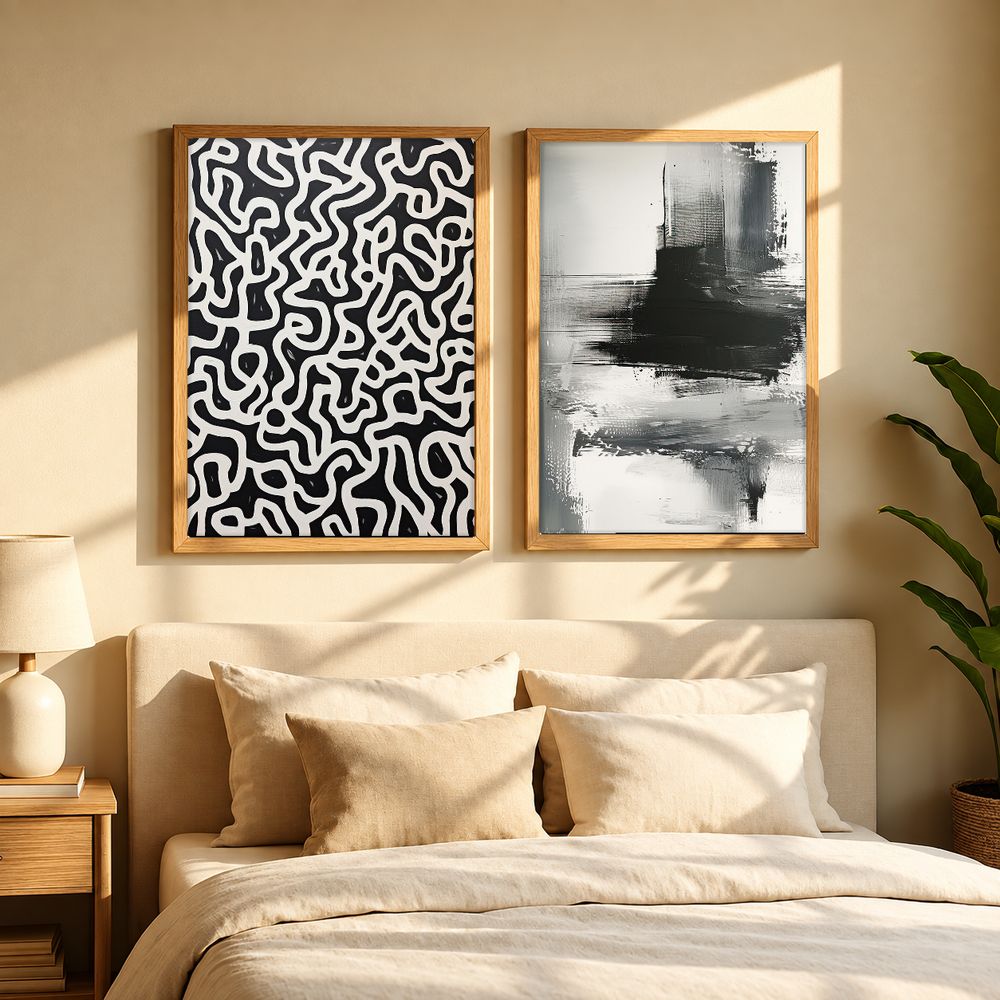 Set de cuadros decorativos que combinan