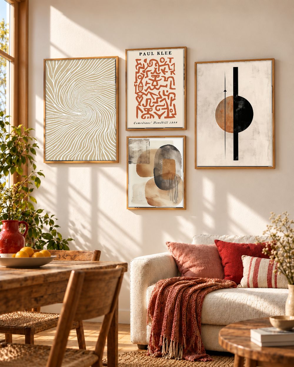 Set de cuadros decorativos que combinan