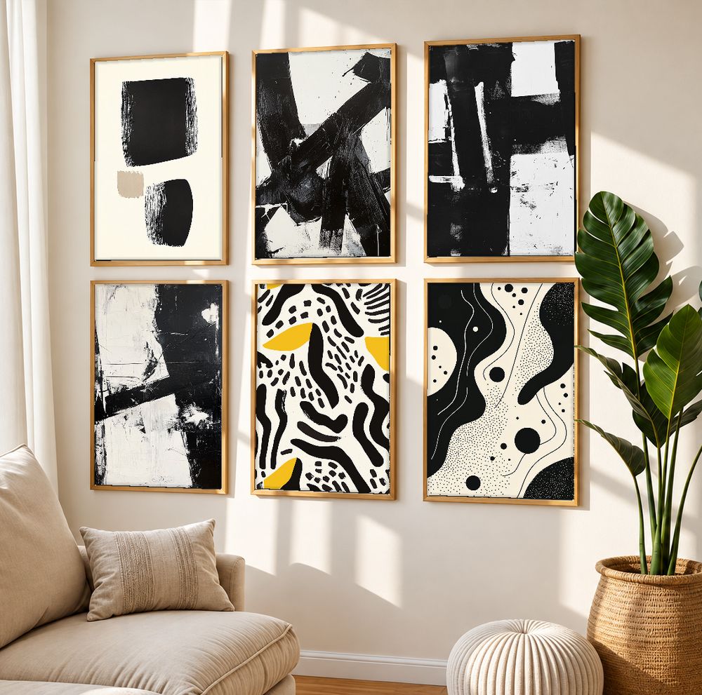 Set de cuadros decorativos que combinan