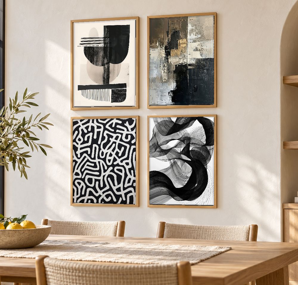 Set de cuadros decorativos que combinan