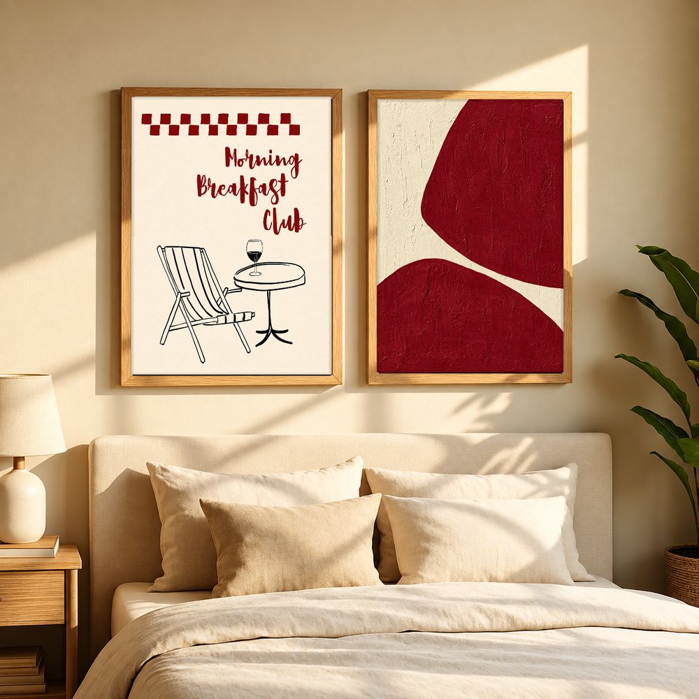 Set de 2 cuadros decorativos que combinan