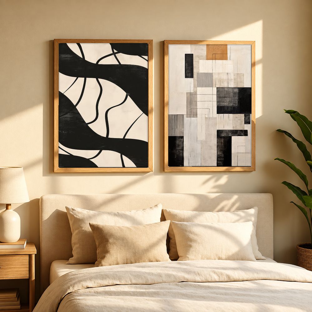 Set de 2 cuadros decorativos que combinan