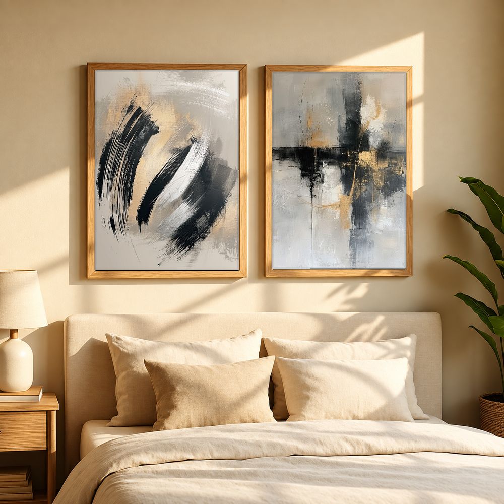 Set de 2 cuadros decorativos que combinan