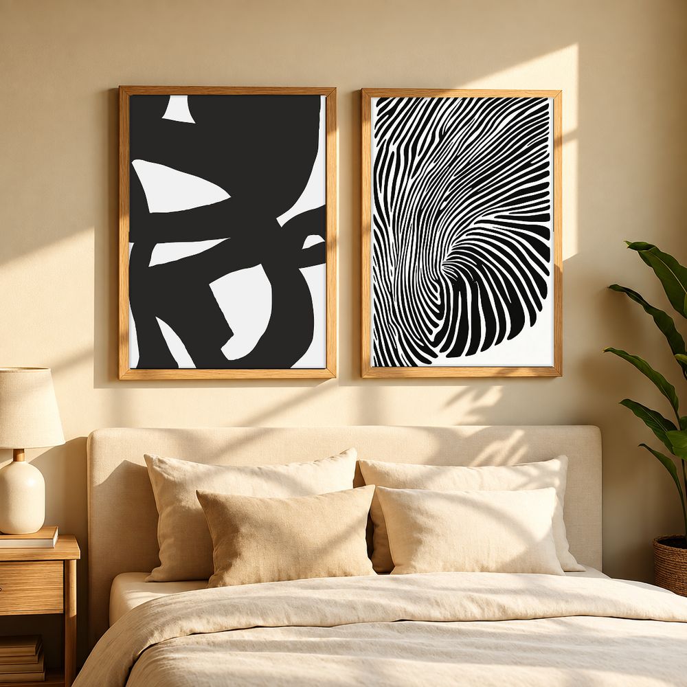 Set de 2 cuadros decorativos que combinan